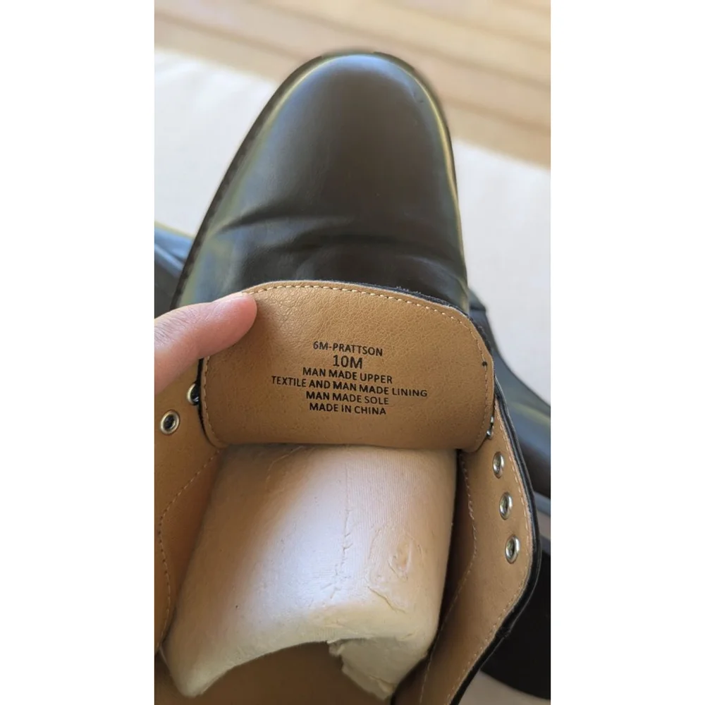 Men's Mix No. 6 Prattson Dress Shoes Black Size 10